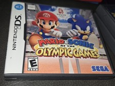 Mario Sonic At The Olympic Games Nintendo DS Case Manual Only - NO GAME.