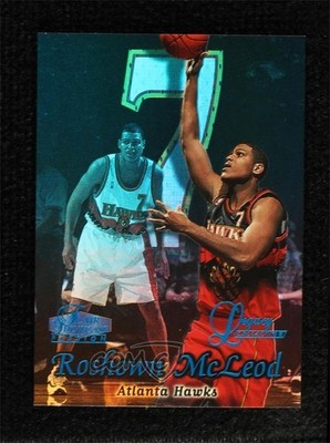 1998 Flair Showcase Legacy Collection Row 2 56/99 Roshown McLeod Rookie RC 1oa6