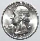 1953 D Washington Quarter CHOICE BRILLIANT UNCIRCULATED (I229)