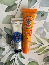 L'Occitane Shea Butter Hand Cream  Honey Harvest Lip Balm 2 Pcs Set