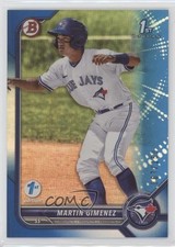 2022 Bowman 1st Edition Blue Foil 67/150 Martin Gimenez #BPPF-97 0x1