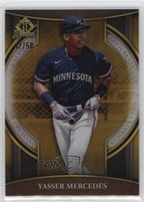2023 Bowman Bowman Invicta Gold Refractor 32/50 Yasser Mercedes #BI-12 11oq