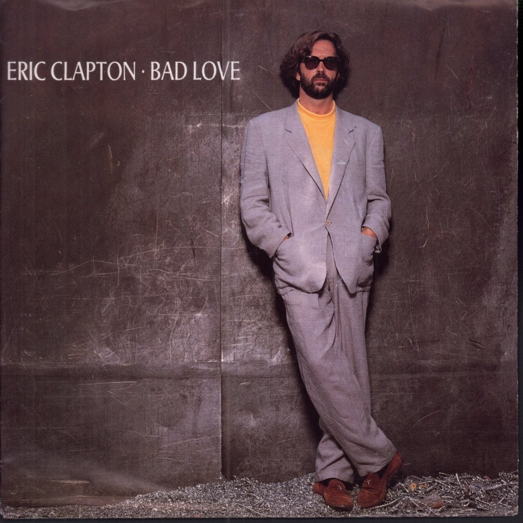Eric Clapton Bad Love 7"" vinyl UK Duck 1989 pic sleeve W2644