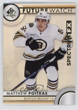 2023-24 SP Authentic Spectrum FX Future Watch Matthew Poitras #S-82 1i3m