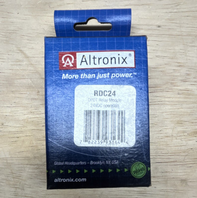 Altronix RDC24 DPDT Relay Module 24VDC operation