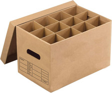 Medium Kitchen Moving Boxes with Lift-Off Lid Divider for Fragile Items