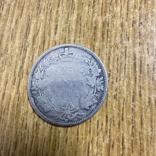 1882 Canada 25 Cents — photo from the most recent tracked eBay sale