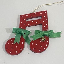 Vintage Music Note Hand Painted  Christmas Or...