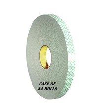 3M Double Coated Urethane Foam Tape 4032, Off White, 3/8 in x 72 yd, Case Of 24