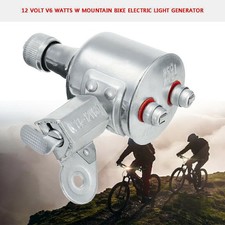 New Bicycle Light Generator 12V 6W Dynamo Motorized Friction Head Rear Light