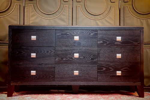 Lombok Canton Style Large Chest Of Drawers Black Lacquered Solid Ash Sideboard🚚 - Picture 5 of 11