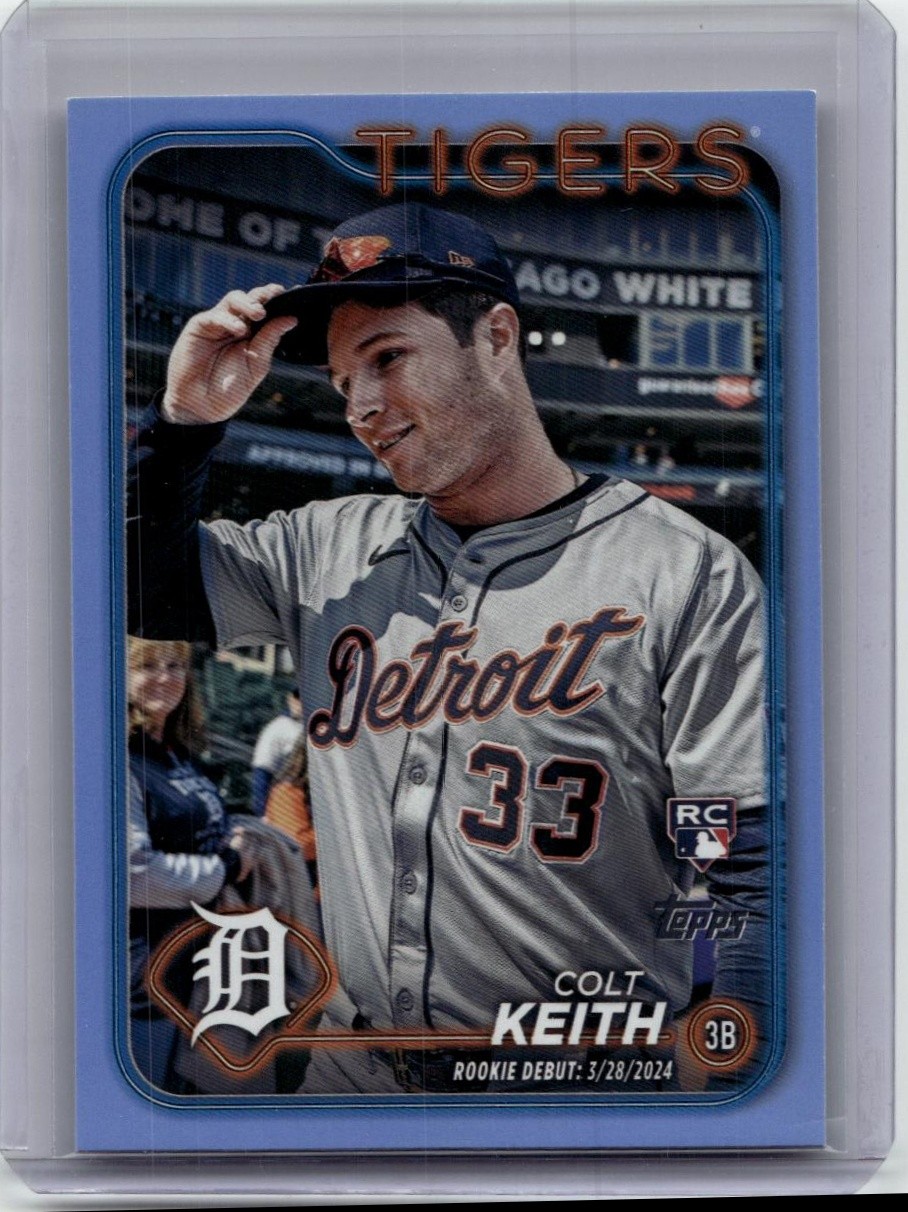 2024 Topps Update #US192 Colt Keith Father's Day Blue /50