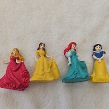 Disney Princess Miniture Figures Belle, Snow White Sleeping Beuty and aerial