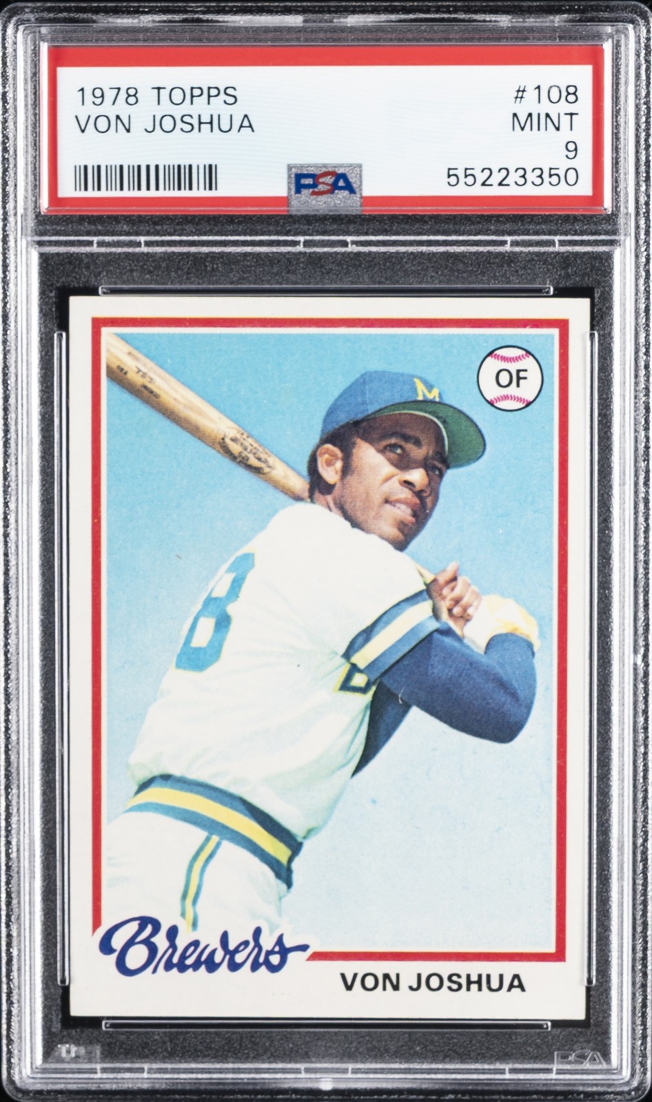 1978 TOPPS #108 VON JOSHUA PSA 9