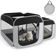 Tailtastic Large Cat Playpen with Separate Areas,Outdoo&Indoor Cat Enclosures...