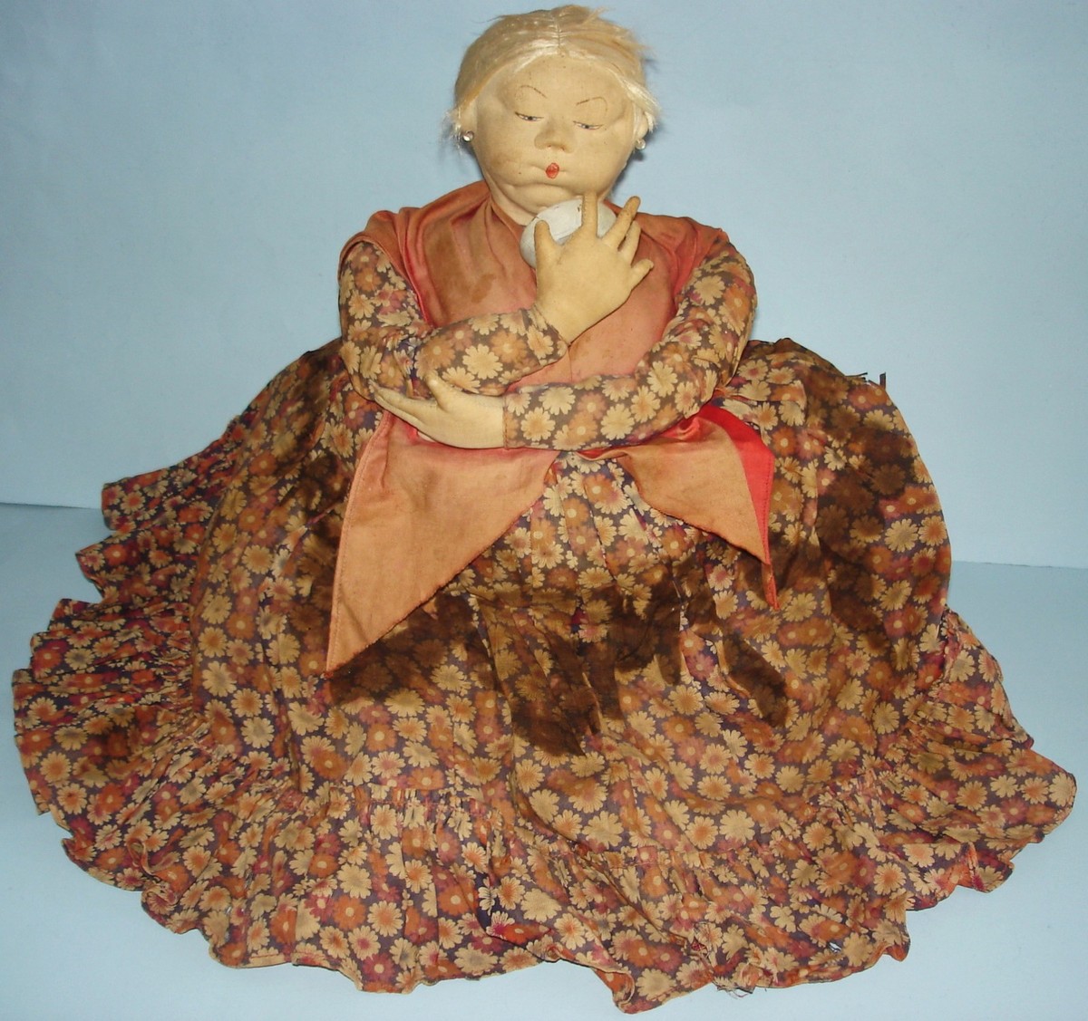 2 Early Russian Tea Cozy Cloth Dolls Soviet Union 1930s-on | eBay