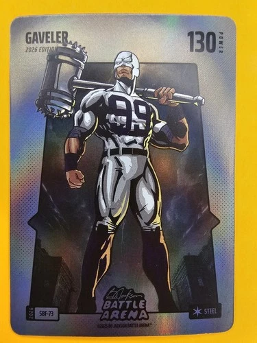 2026 Bo Jackson Battle Arena Gaveler *Aaron Judge Silver Steel Battlefoil SBF-73