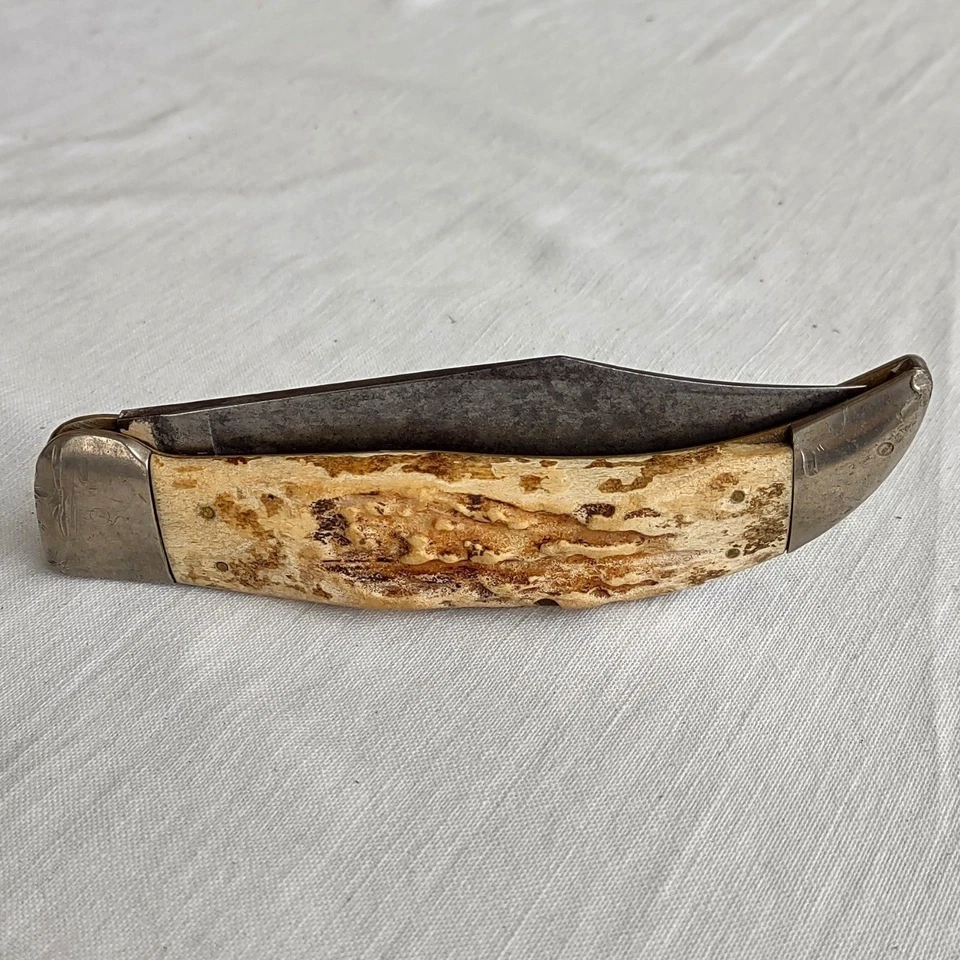 CUCHILLO VINTAGE 1940-65 CASE XX BULLDOG MANGO CIERVO #5172 SIN CAJA *LEER NOTAS Foto 2 de 4