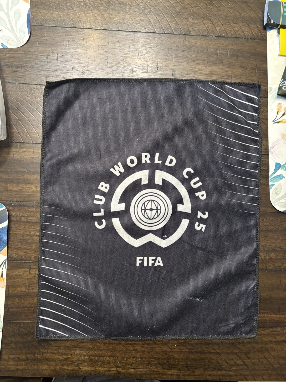 2025 FIFA Club World Cup Final (Chelsea vs PSG) Rally Towel Set (Black&Gold)