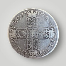 1707 Queen Anne Silver Halfcrown – First Year of Union – VF Condition