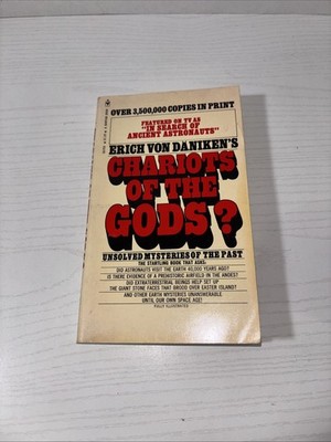 Chariots of the Gods Erich von Daniken Vintage Bantam PB Ancient Astronauts UFO