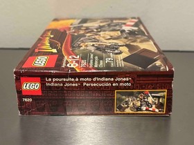 LEGO Indiana Jones 7620 Motorcycle Chase Sealed Retired 2008 &ndash; Box Wear &ndash; Rare