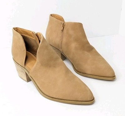 Cynthia Crowley Edith Ankle Booties, Tan, Women's 9