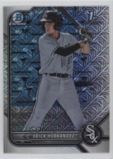 2022 Bowman Chrome Prospects Mega Box Mojo Refractor Erick Hernandez 4nm