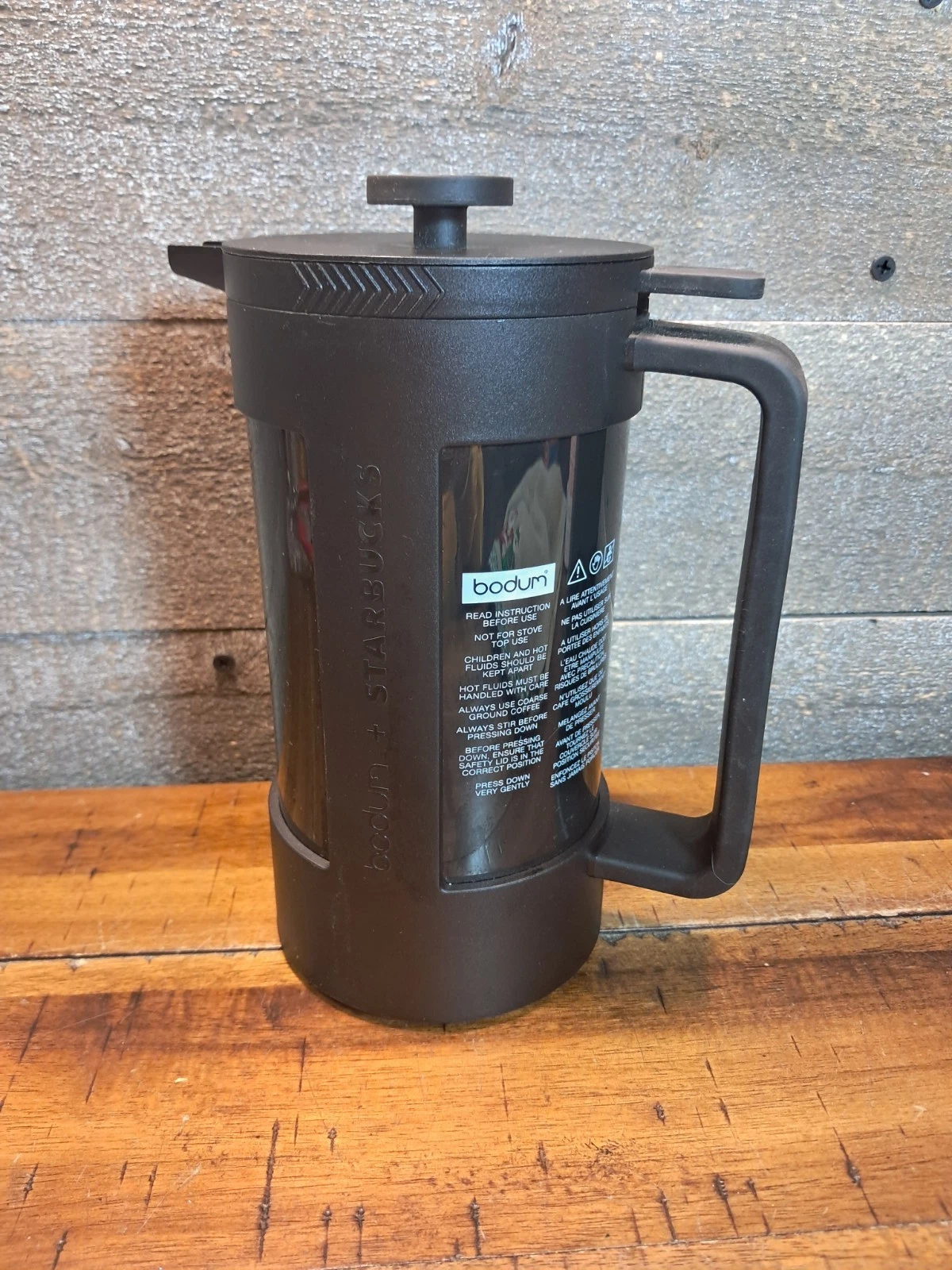 Starbucks + Bodum French Press - Unbreakable - 8 Cup - 8" Tall - Lightweight