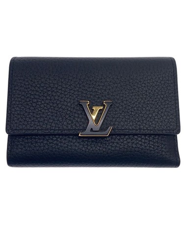 Louis Vuitton Fold-type Wallet Portefeuille Capcine Compact Trillon Cowhide