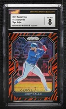 2021 Panini Prizm Tier II Tiger Stripes Prizm Joey Gallo #153 CSG 8 7xr