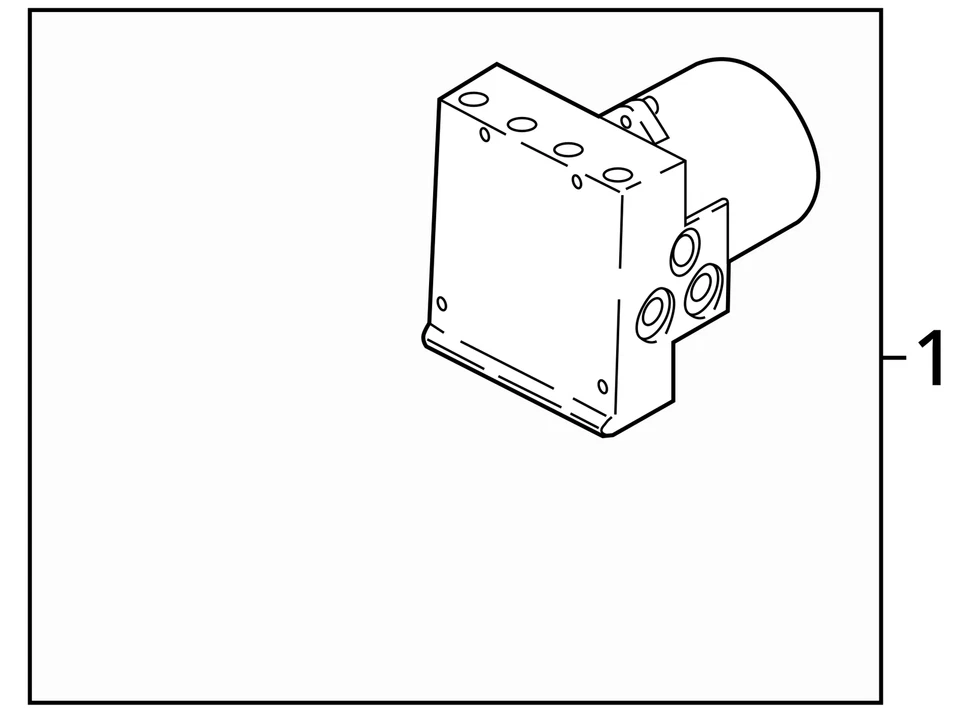 Conjunto de pieza de freno antibloqueo a través del 31/10/18 para BMW M760i 869788 17-19 Foto 4 de 4
