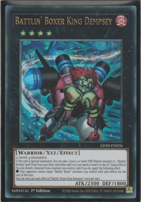 BATTLIN' BOXER KING DEMPSEY - Legendary Duelists / LD10-DE036 / Yu-Gi-Oh! TCG