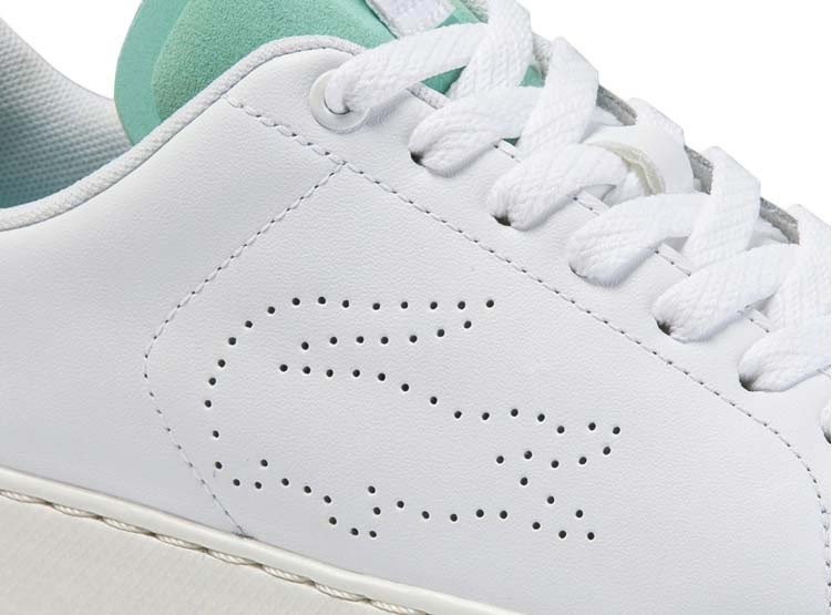 NEW Lacoste Carnaby Evo Women's White Leather Fashion Trainers UK 6.5 RRP £90 image 2