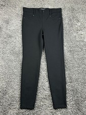 Liverpool Gia Glider Womens 10/30 Pull On Skinny Pants Black Ponte Knit Stretch