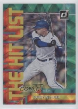 2022 Panini Donruss The Hit List Green /25 Corey Seager #THL-12 4z8