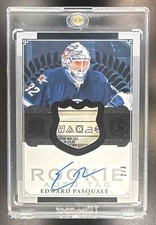 2013 Upper Deck The Cup Edward Pasquale Laundry Tags /3 #131 MEM Auto RC