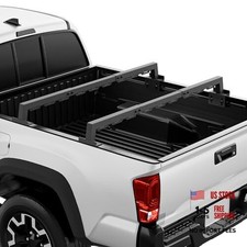 Truck Bed Rack with 2 Cross Bars Cargo Carrier Truck Rack Two Cross bars