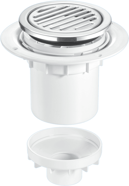 McAlpine 75mm Trapped Gully, 110mm Vertical Outlet and 110mm x 2"" Reducer
