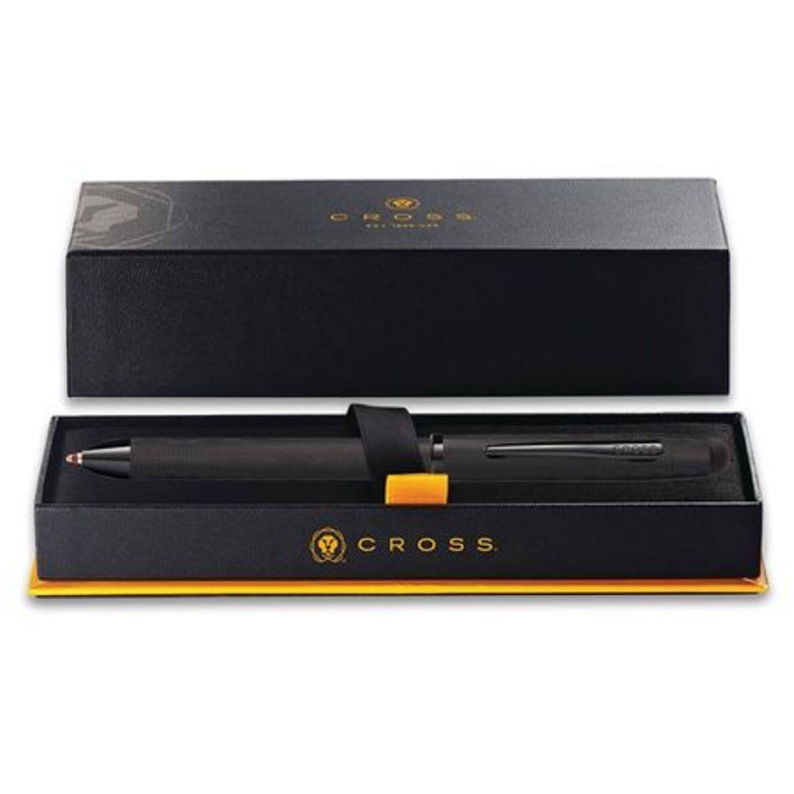 Cross Multifunction Pen Tech3+ Brushed Black PVD Diamond Pattern AT0090-19