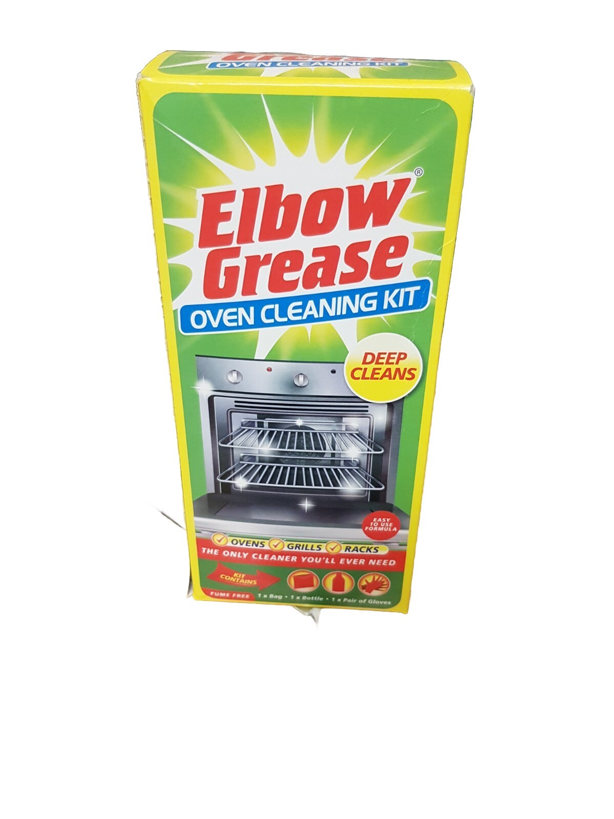 500ML ELBOW GREASE OVEN CLEANER KIT INCLUDE RACK BAG FOR CLEANING OVEN