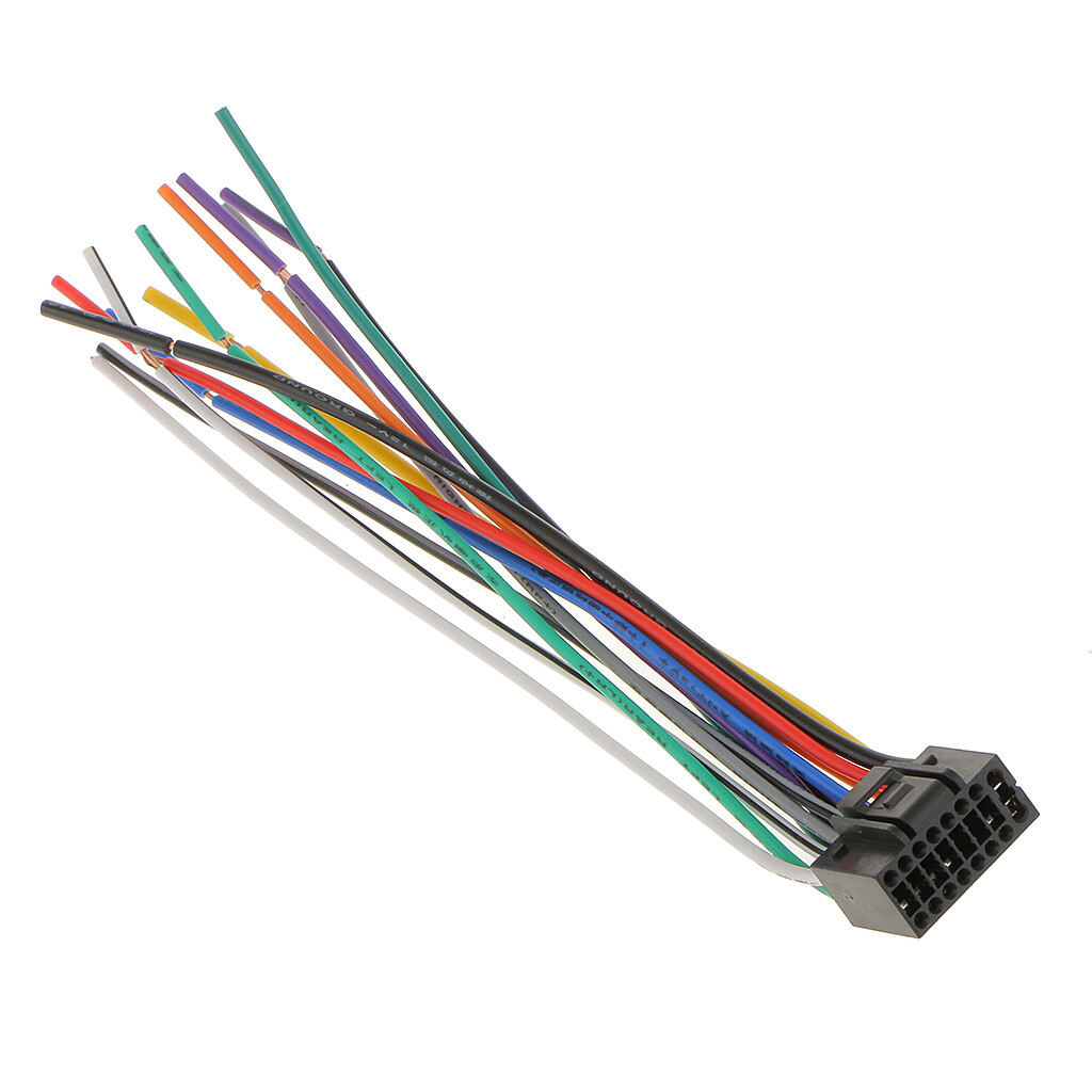 Fit For Kenwood 16Pin Car Stereo Wire Plug Adaptor Harness Cable Brand New