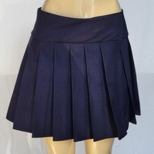 REGULAR MINI Skirt Plaid Pleated Navy 