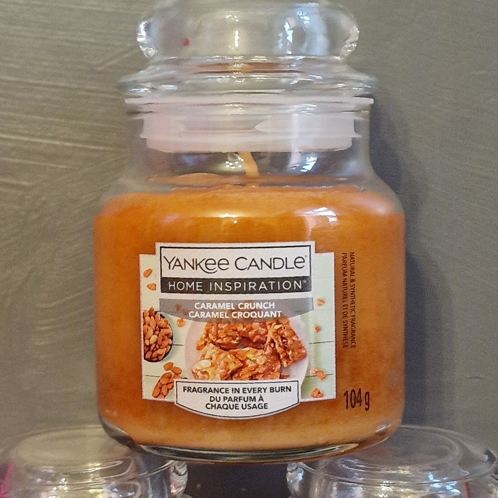 3 x Yankee Candle Caramel Crunch Small Jar Candle 104g Vegan eBay