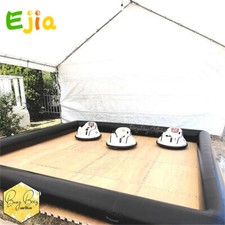 6x6m Inflatable Bumper Car Racking Track Pool for Kids Adults Toy for Fun