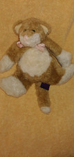 Boyds Bears in the Attic Floppy Flatties Plush Tan Kitty Cat w/Neck Ribbon