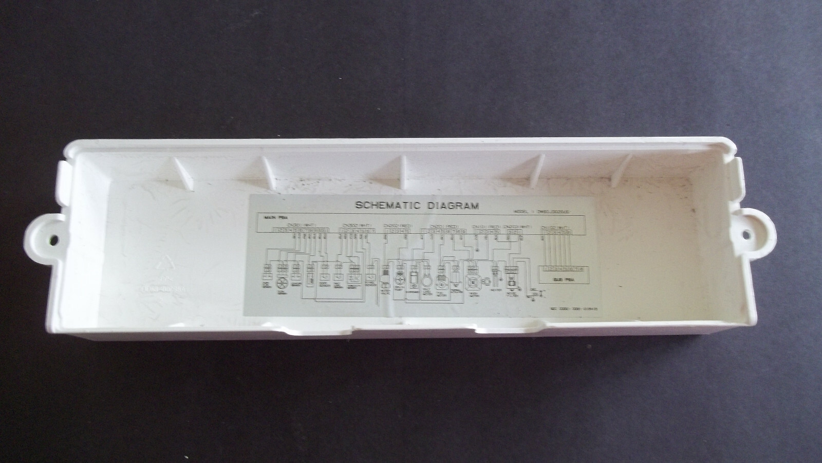 Samsung Dishwasher Model DW80J3020US/AA Control Cover DD6300098A eBay