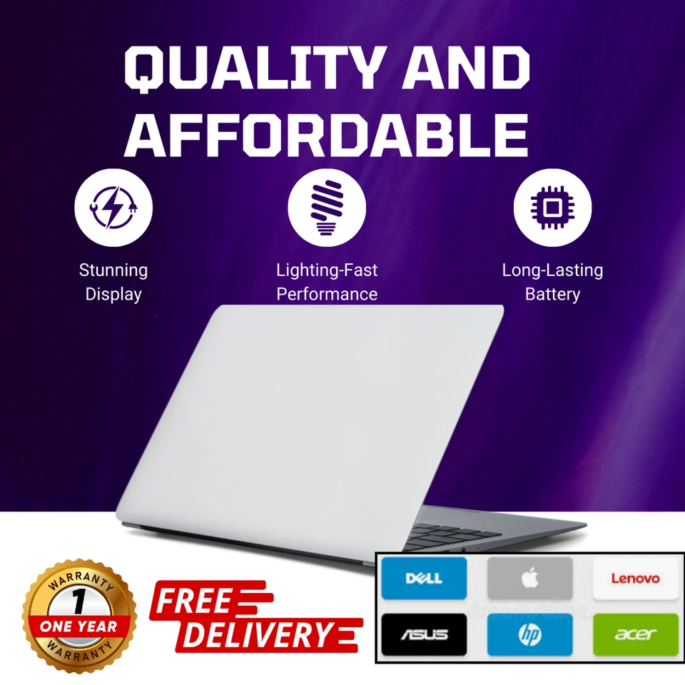 SUPER FAST UK Core i5 / i3 USED LAPTOP Windows 10 - HP, Dell, Lenovo - Image 2 of 4