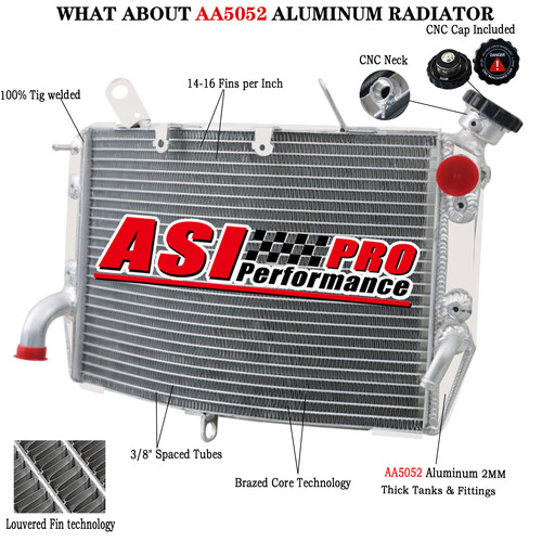 Aluminum Cooling Radiator For 2004 2005~2006 YAMAHA YZF,R1 YZF-R1 ASI ...