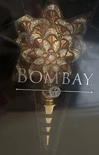 Bombay CLOISONNE STAR Bottle Stopper Gold  #4303431 New
